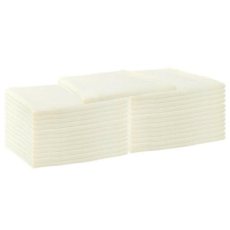 Monarch Brands Poly Spun Napkins , Ivory, 300PK NAP-IVORY-SPUN-CS